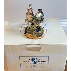 Maruri Santa's World Travels Pouch Full of Dreams 1998 #621/7500 w/ Box Kangaroo